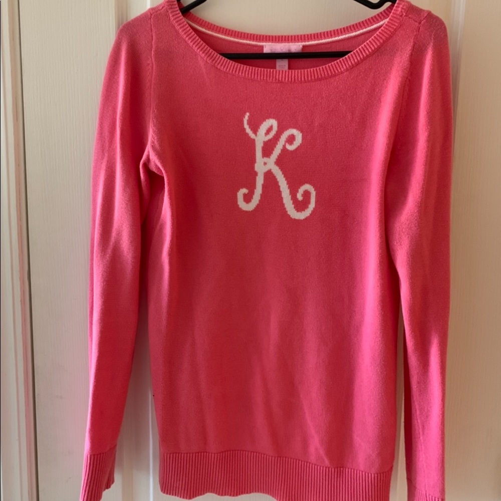 Initialed Sweater from Lilly Pulitzer